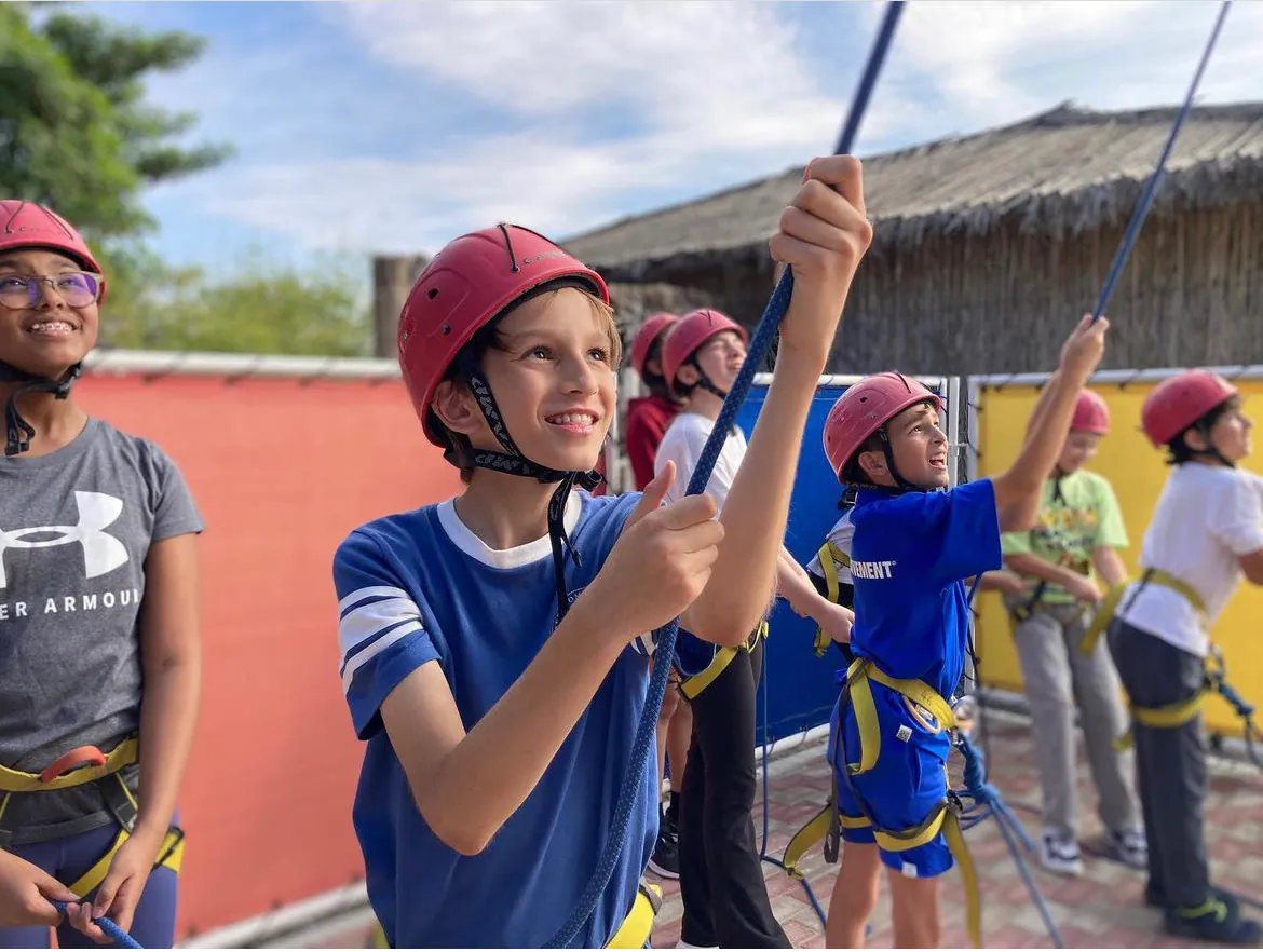 Brighton College Dubai Year 7 and 8 climb into 2023 in style by attending Ecoventure. Photo credit: Brighton College Dubai