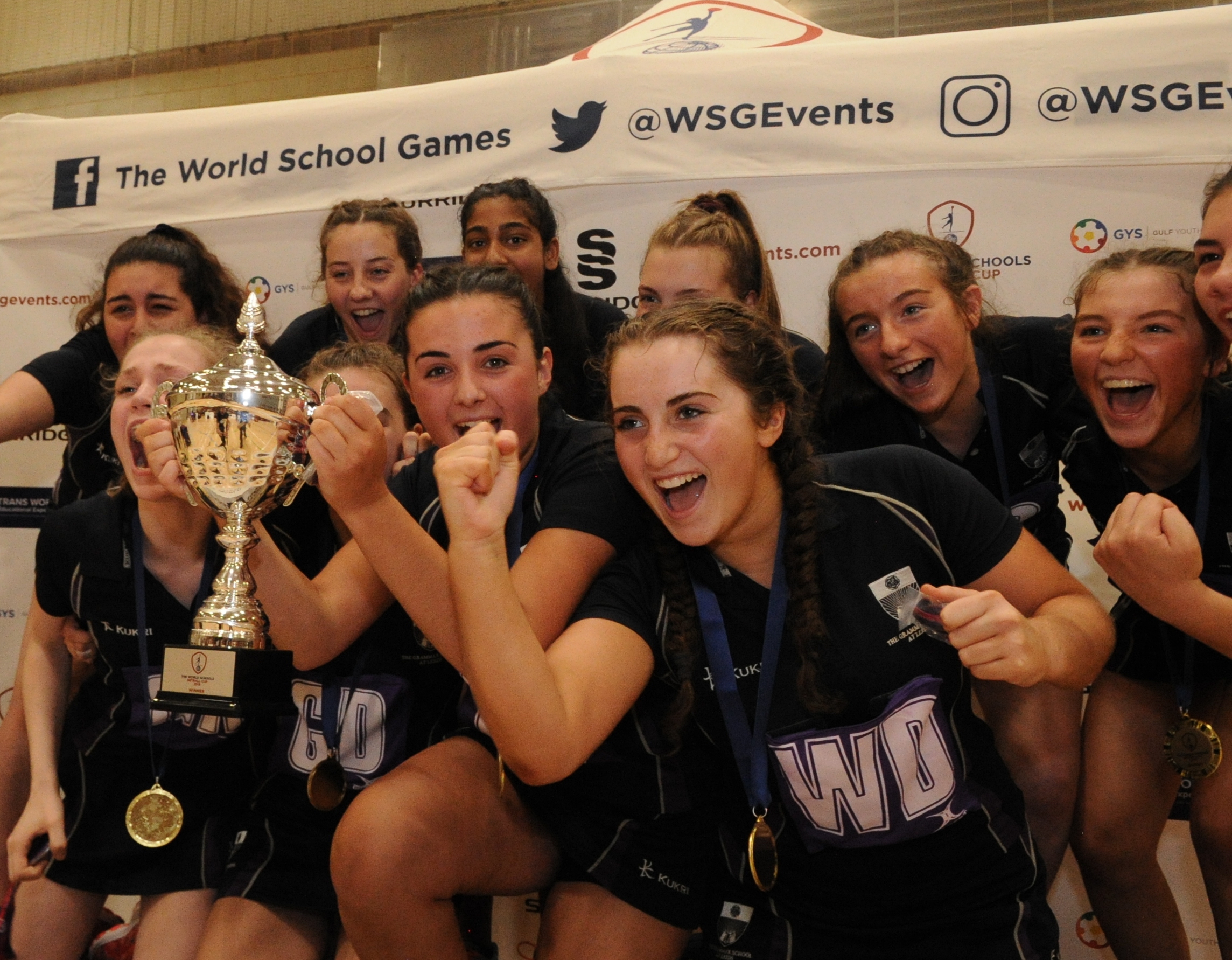 Under-15 World School Netball Cup Champions - Grammar School at Leeds 