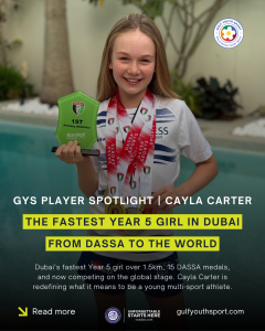 GYS PLAYER SPOTLIGHT: CAYLA CARTER – THE JESS JUGGERNAUT TAKING ON THE WORLD