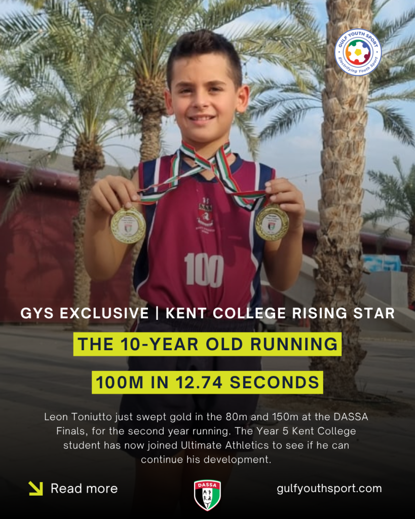 GYS RISING STAR: IS LEON TONIUTTO THE FASTEST 10-YEAR-OLD IN DUBAI?