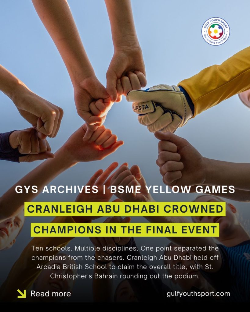 GYS ARCHIVES: CRANLEIGH CROWNED CHAMPIONS: A TIGHT FINISH AT THE BSME U15 YELLOW GAMES