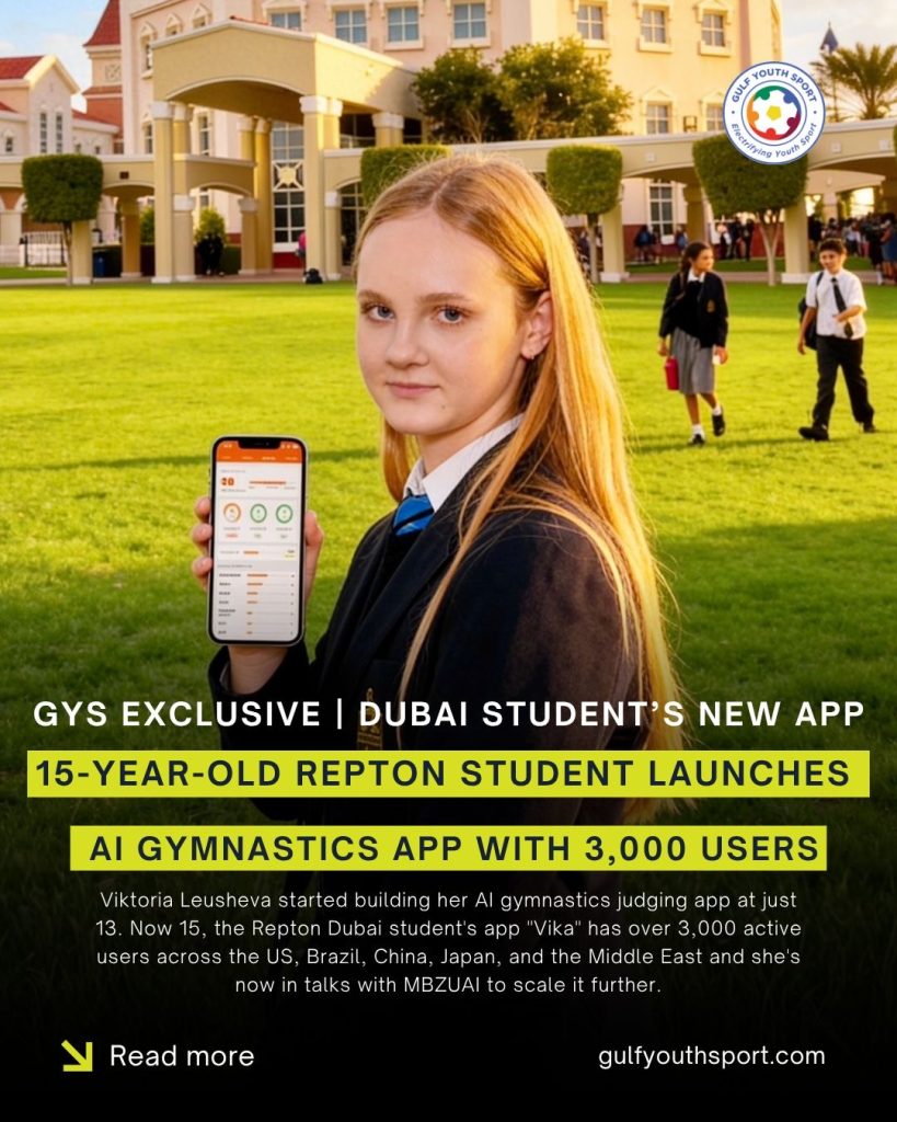 From the Podium to the Pixel: 15-Year-Old Repton Dubai Student Launches Pioneering AI Gymnastics App and Global Tournament