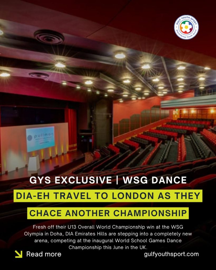 GYS PREVIEW: FROM THE TRACK TO THE STAGE: DIA EMIRATES HILLS TO LEAD THE GULF AT WSG DANCE